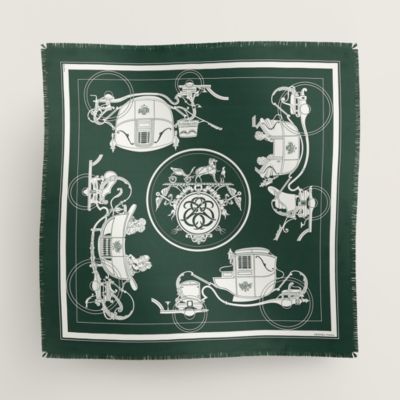 高級感☆シルク製スカーフ【HERMES】Ex-Libris fringed scarf 80 Ex-Libris fringed scarf 80 | Hermès UAE